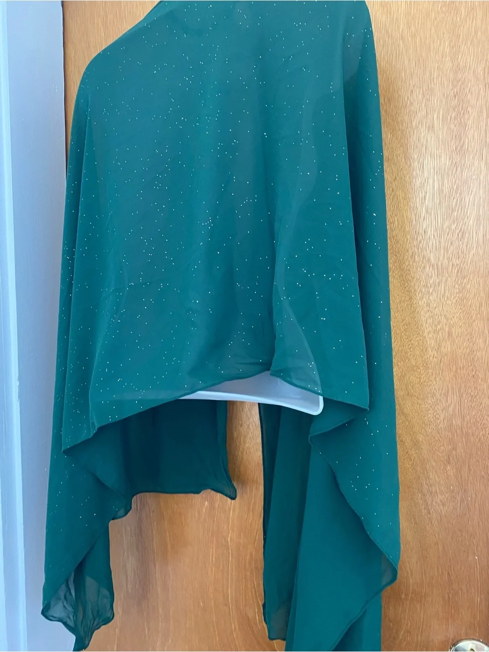 2 Bright Orange Silk Scarf Wrap - Unbranded